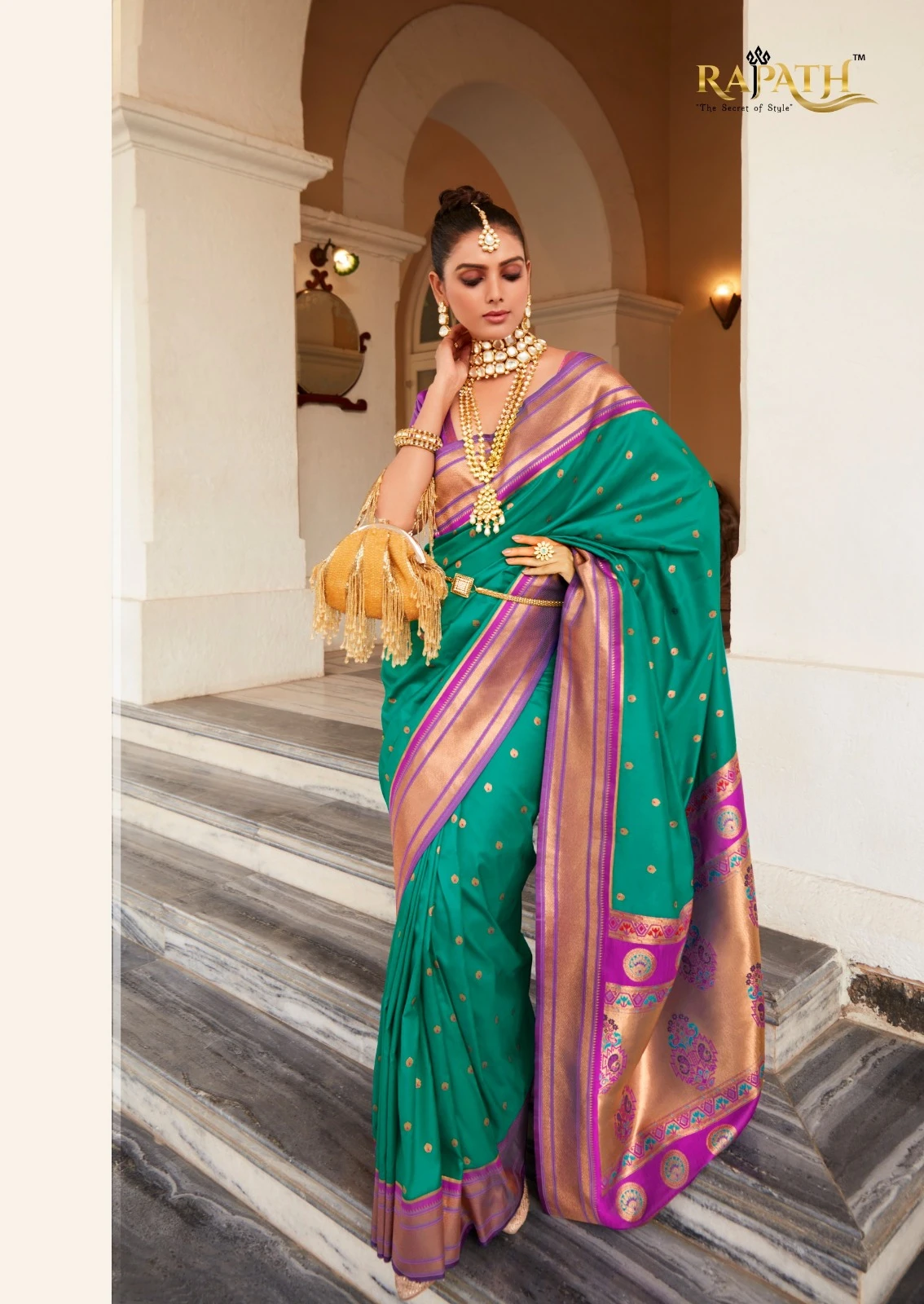 Rajpath Kiya Paithani Silk Hit Silk Wholesale Fancy Silk Catalog — Wholesale Sarees, MPA wholesale from Surat - Gallery Image 4